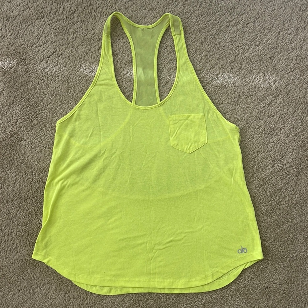 Alo mesh racerback tank